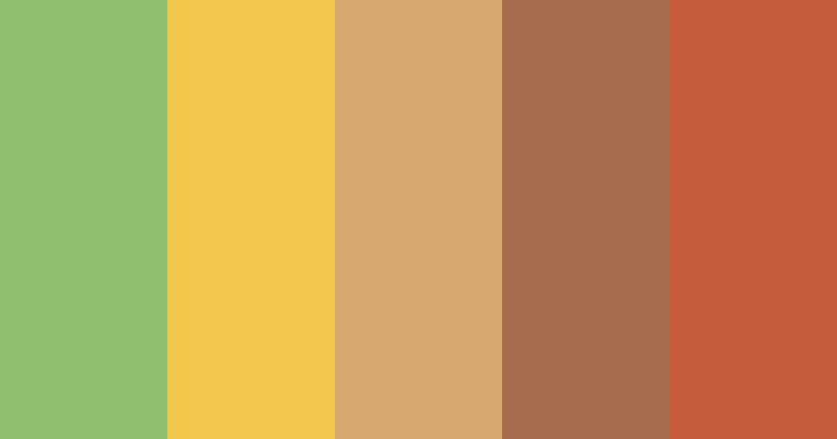 Download farm green color palette PNG image (landscape)