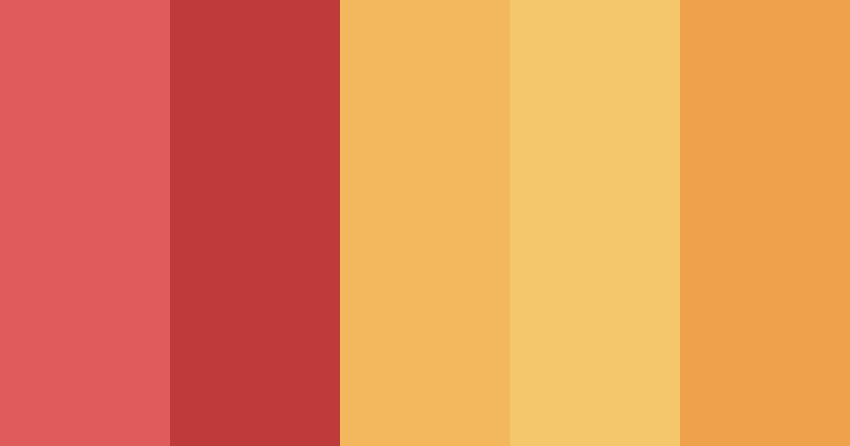Download warm red color palette PNG image (landscape)