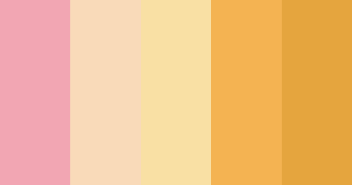 Download pink gyaru color palette PNG image (landscape)