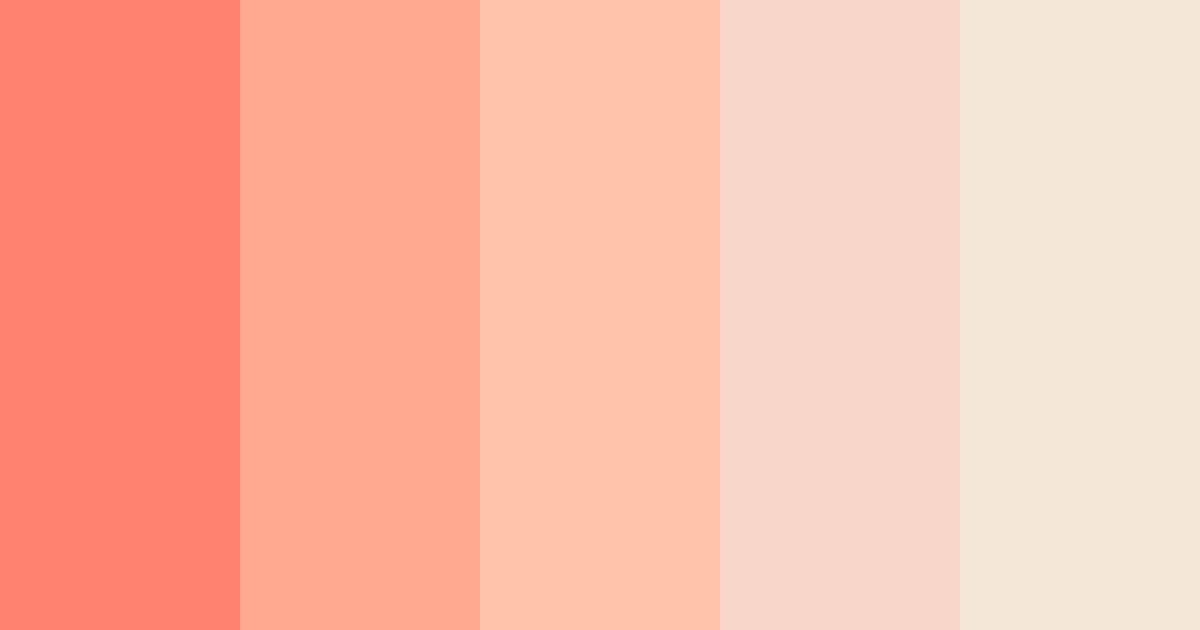 Coral Breeze Color Palette