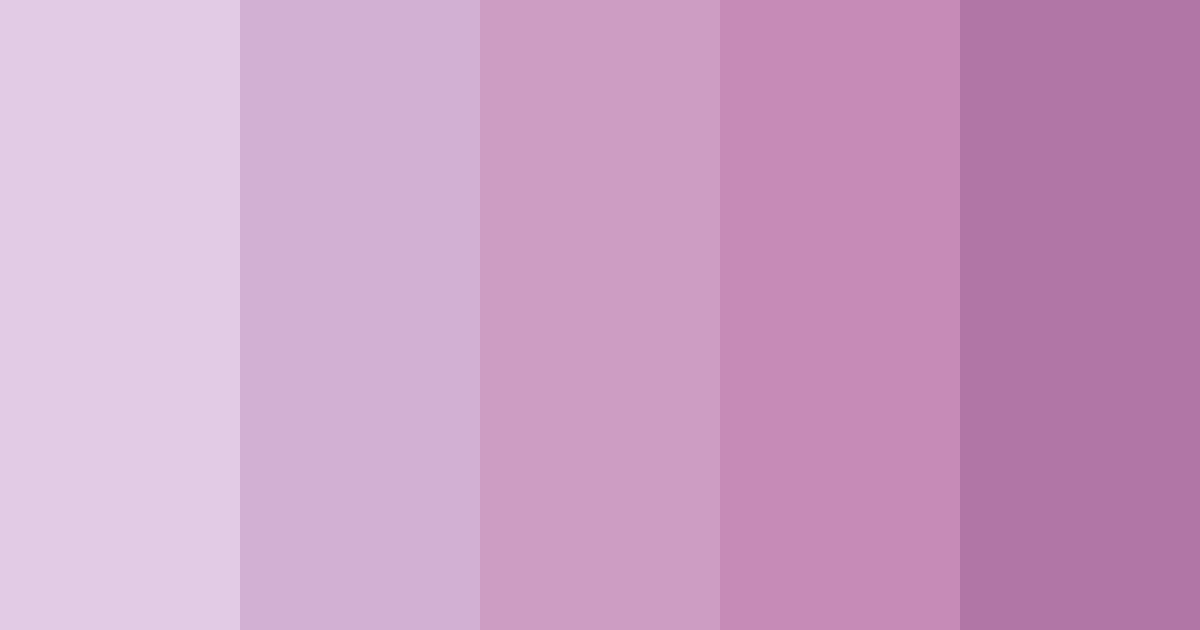Download lavender shades color palette PNG image (landscape)