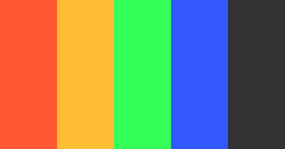 Download vibrant blue color palette PNG image (landscape)