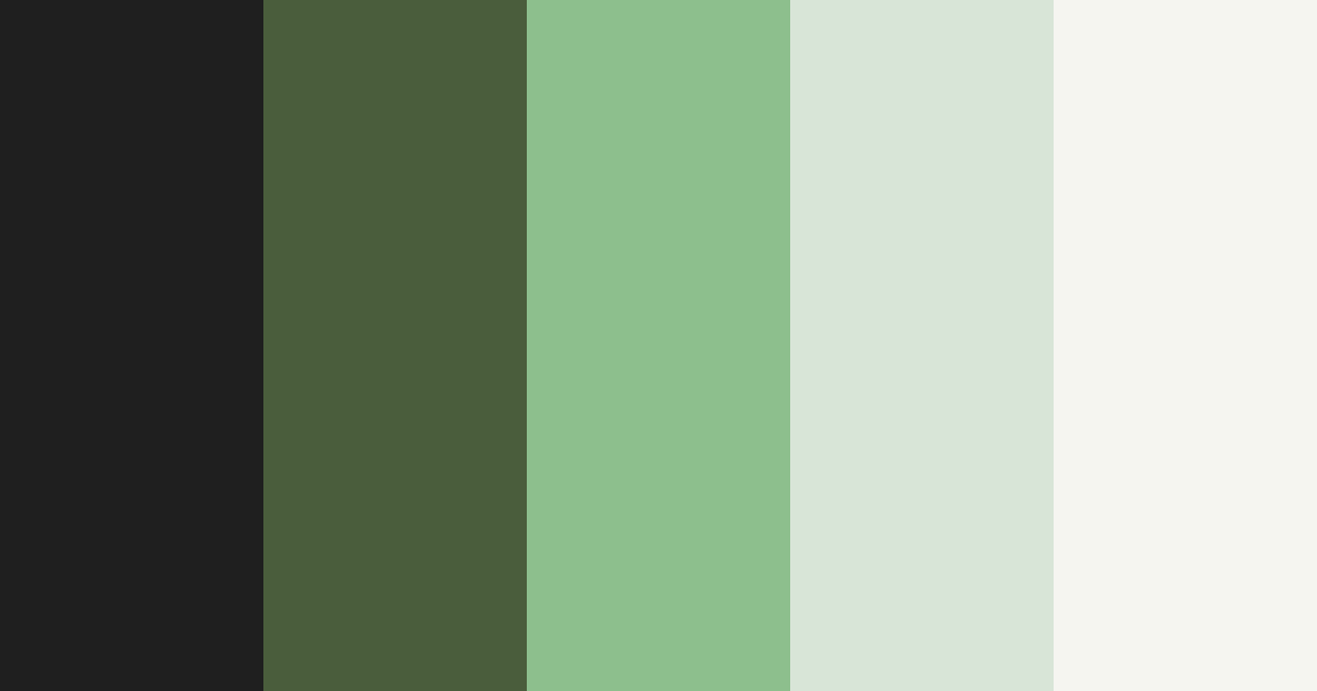 Download dark green eyes color palette PNG image (landscape)