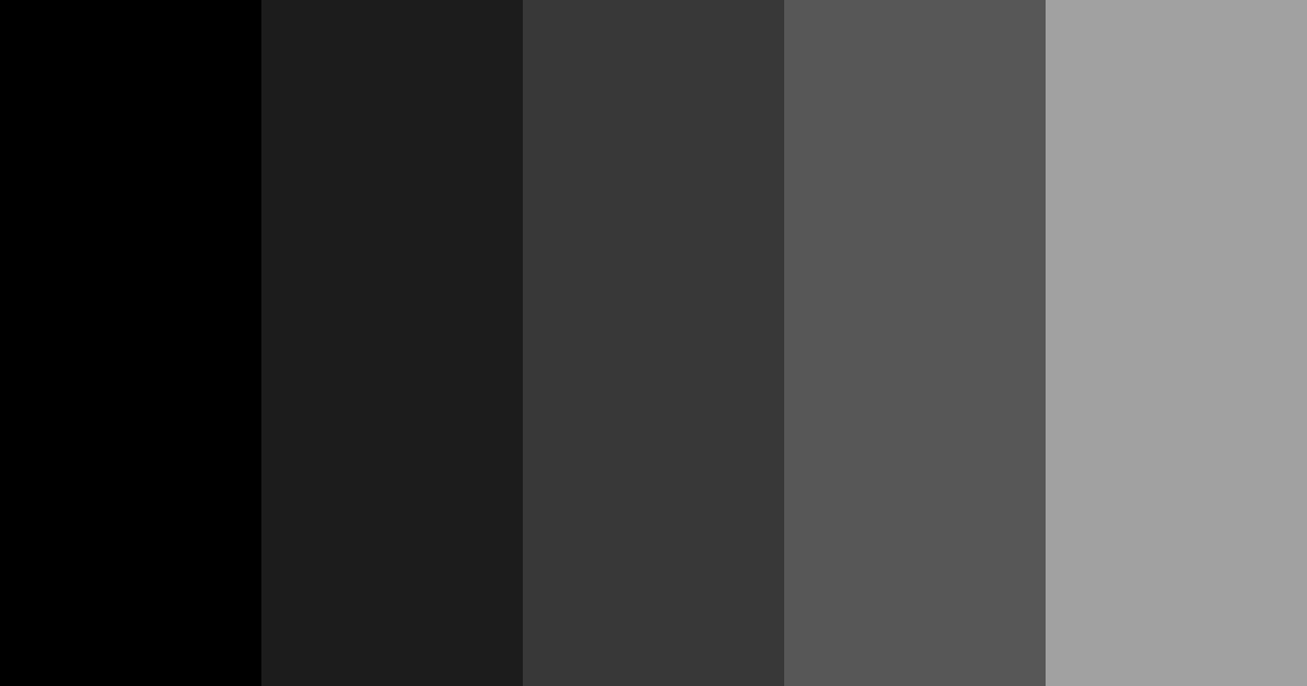 Download shades of obsidian color palette PNG image (landscape)