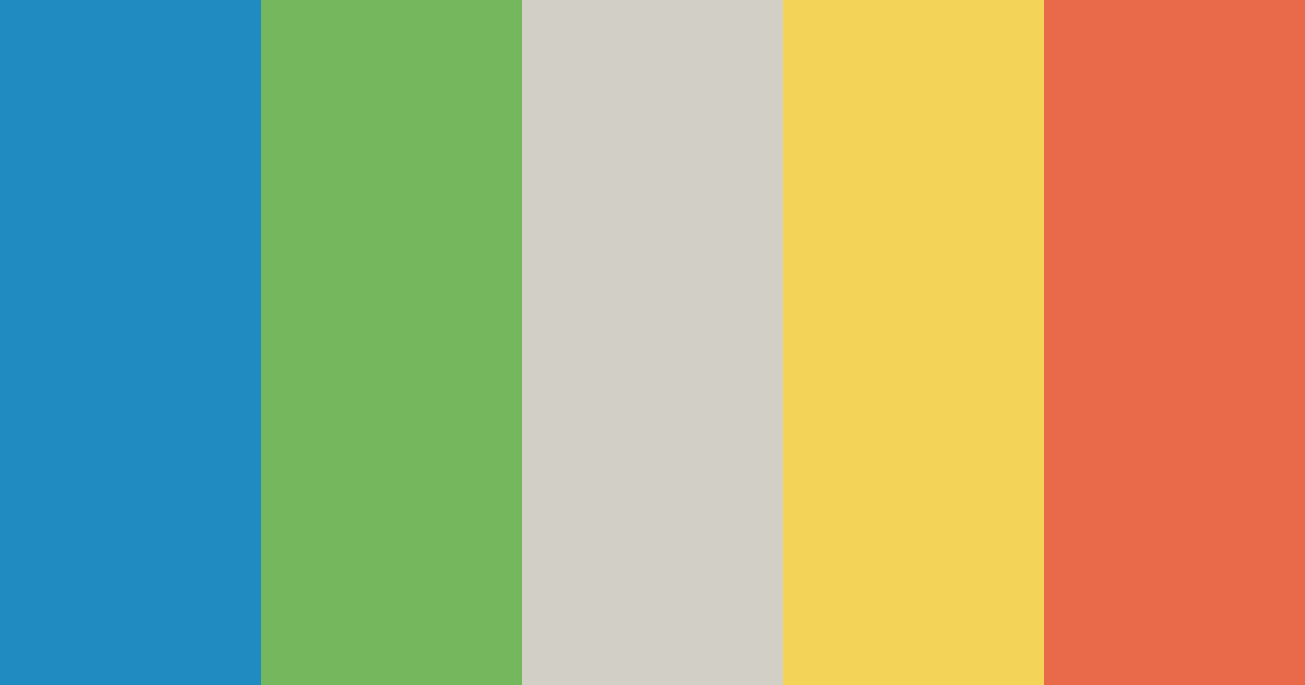 Download mindful blue color palette PNG image (landscape)