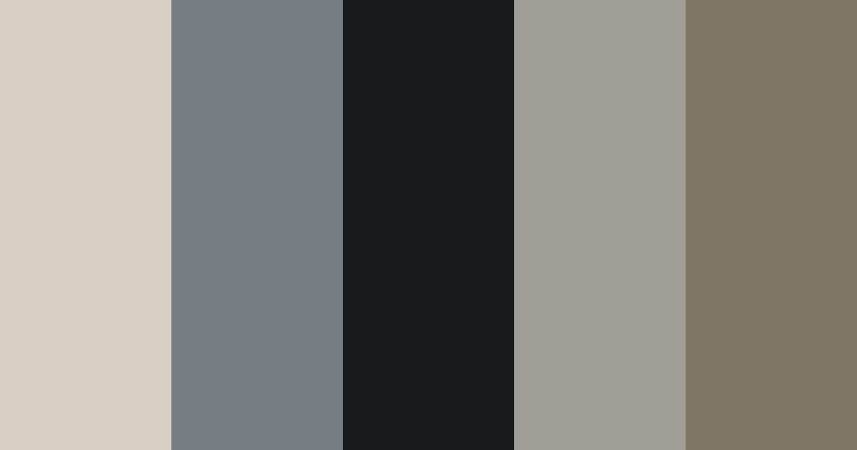 Download earthy tones color palette PNG image (landscape)