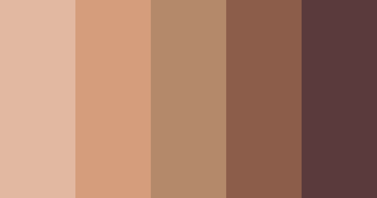 Download warm embrace of yorlay color palette PNG image (landscape)