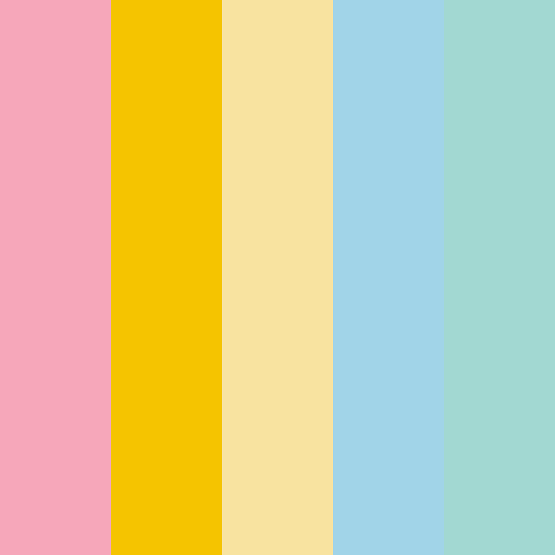 Download shades of pink color palette PNG image (square)