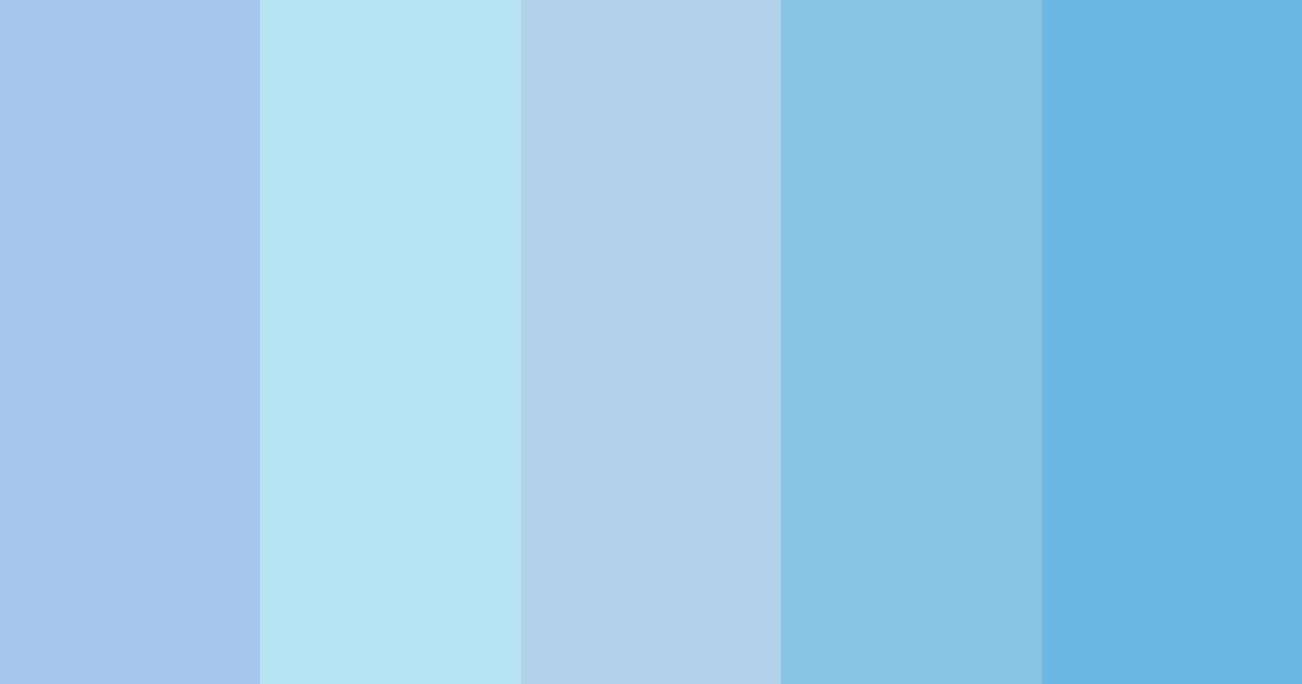 Download light blue color palette PNG image (landscape)