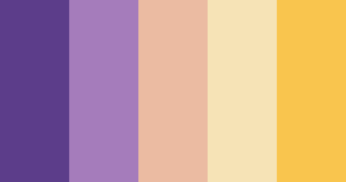 Download purple sunset color palette PNG image (landscape)