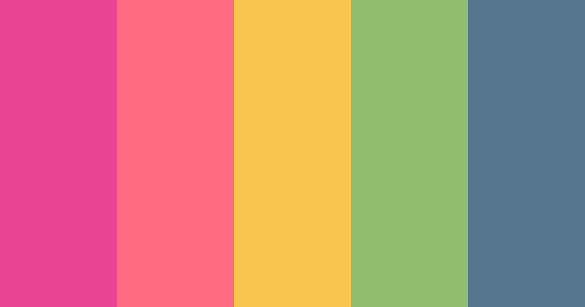Download pink uzi color palette PNG image (landscape)