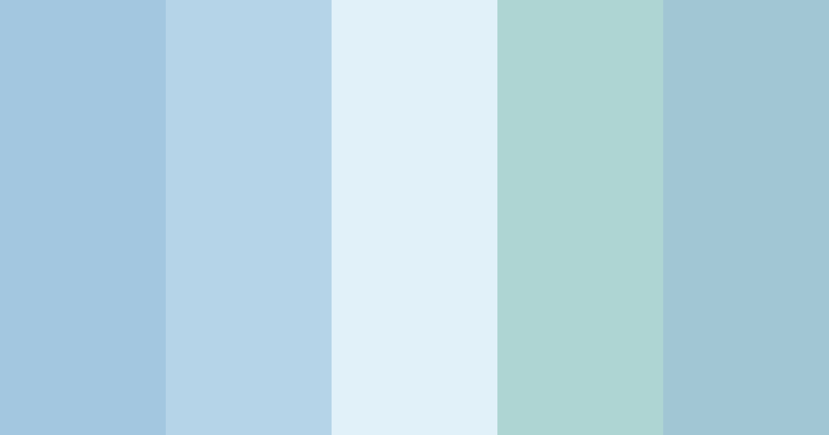 Download serene sky whispers color palette PNG image (landscape)