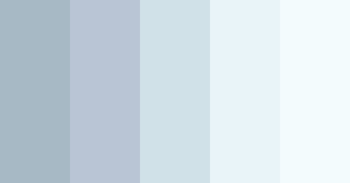 Download light blue grey color palette PNG image (landscape)