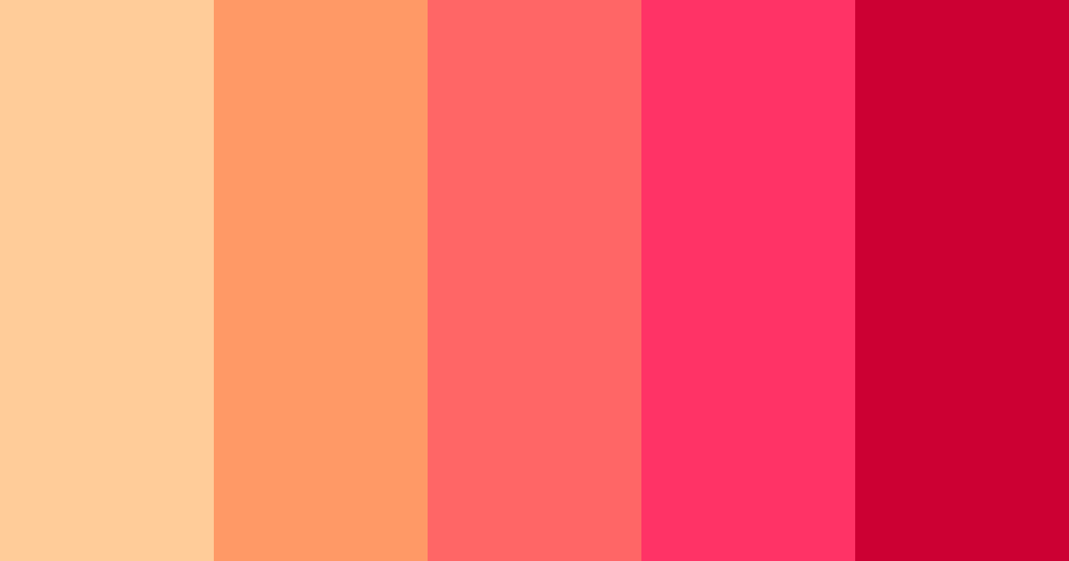 Download sunrise serenade color palette PNG image (landscape)