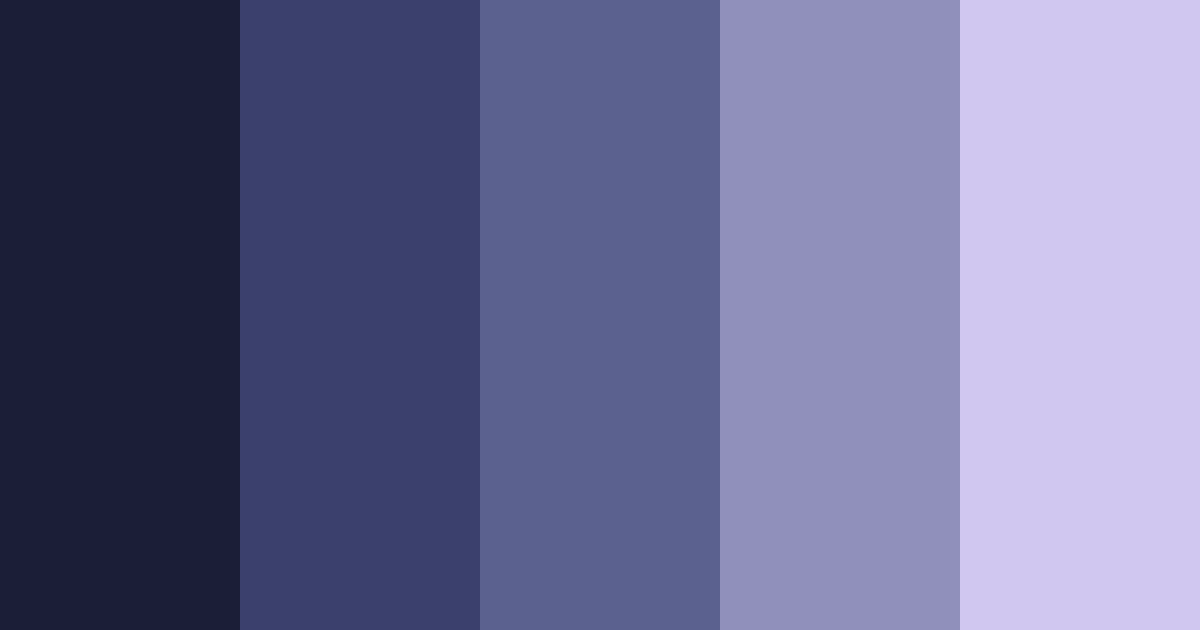 Download inky blue color palette PNG image (landscape)