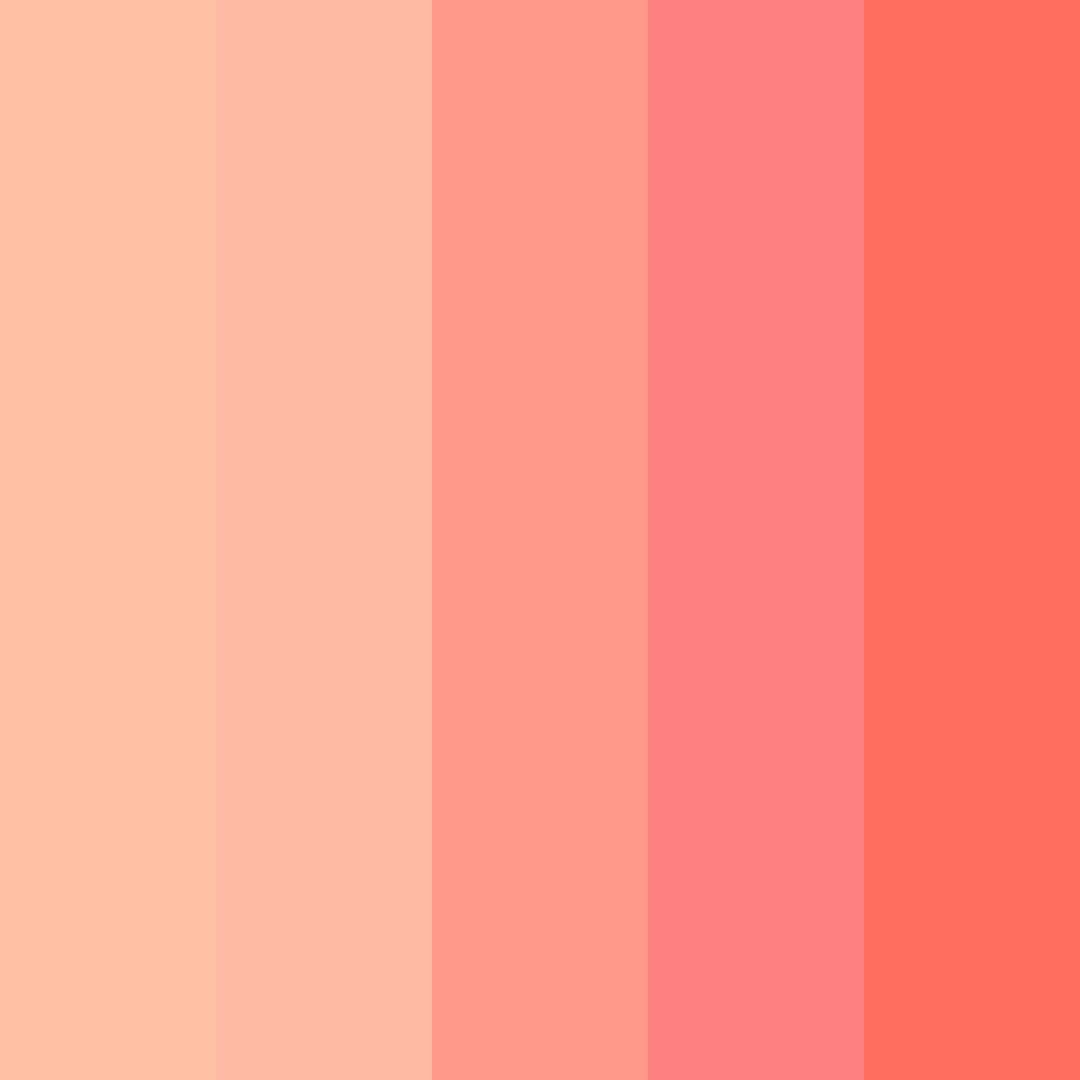 Download peach april color palette PNG image (square)
