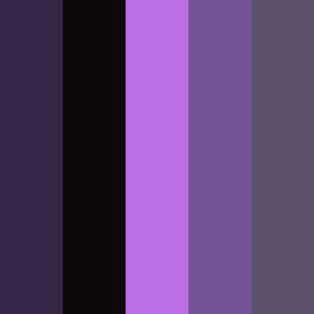 Download mystic twilight color palette PNG image (square)