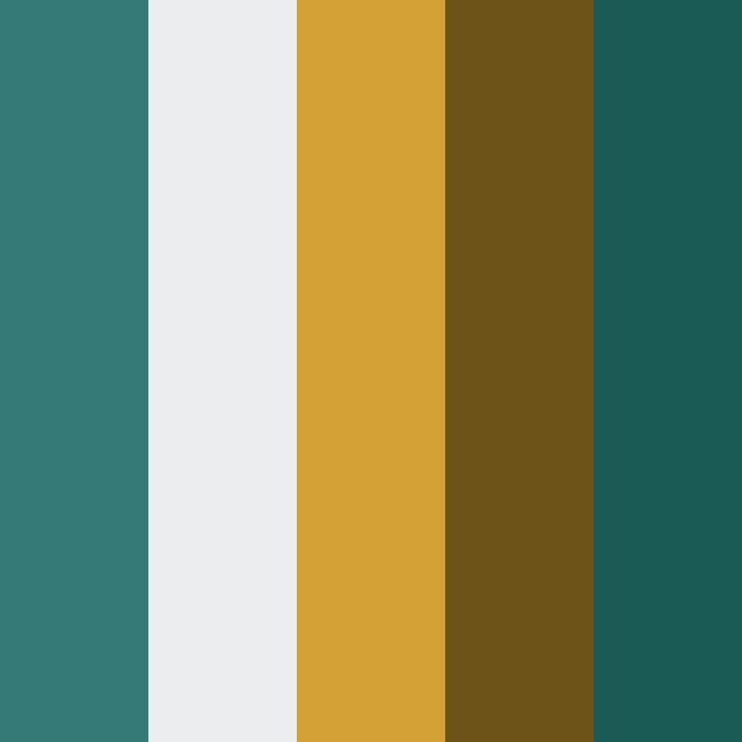 Download forest serenity color palette PNG image (square)