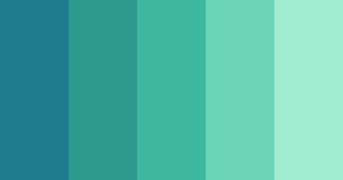 Download teal squid color palette PNG image (landscape)