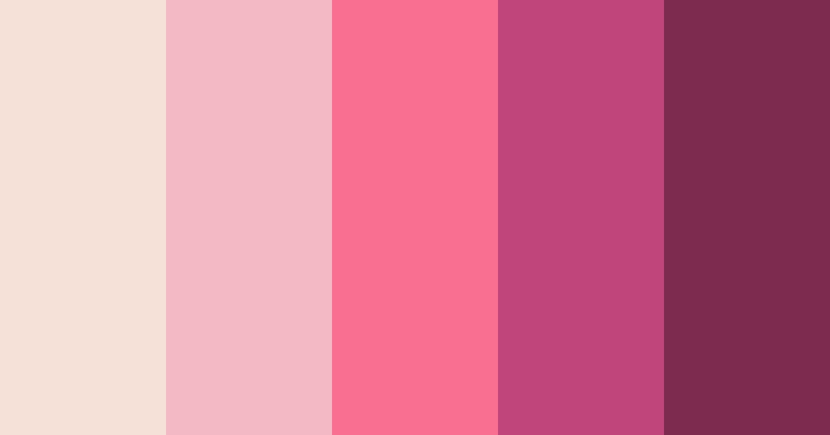 Download pink sheep color palette PNG image (landscape)