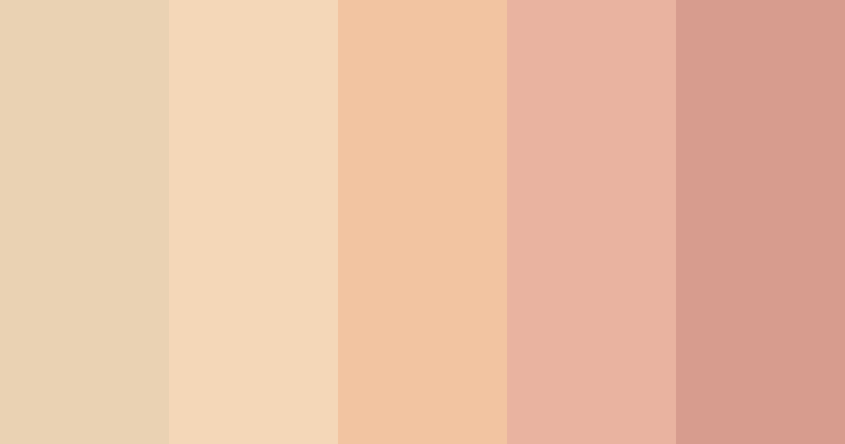 Download peachy pavlova color palette PNG image (landscape)