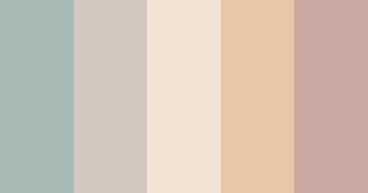 Download dull earthy tones color palette PNG image (landscape)