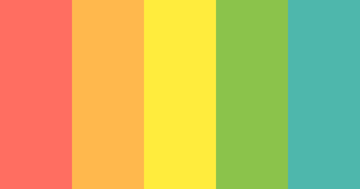 Download tropical sunset serenade color palette PNG image (landscape)