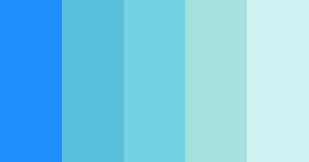 Download ocean breeze symphony color palette PNG image (landscape)