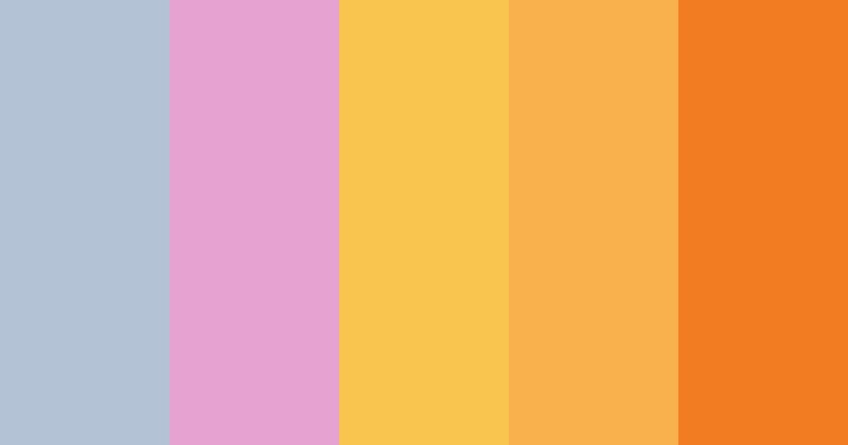 Download celestial dawn color palette PNG image (landscape)