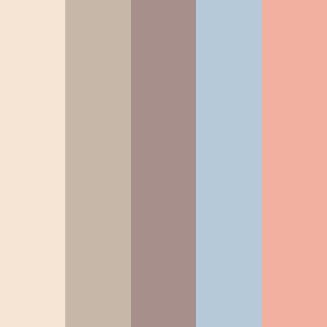 Download soft swirl color palette PNG image (square)