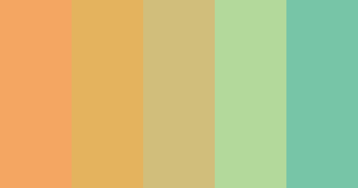 Download sandy beach color palette PNG image (landscape)