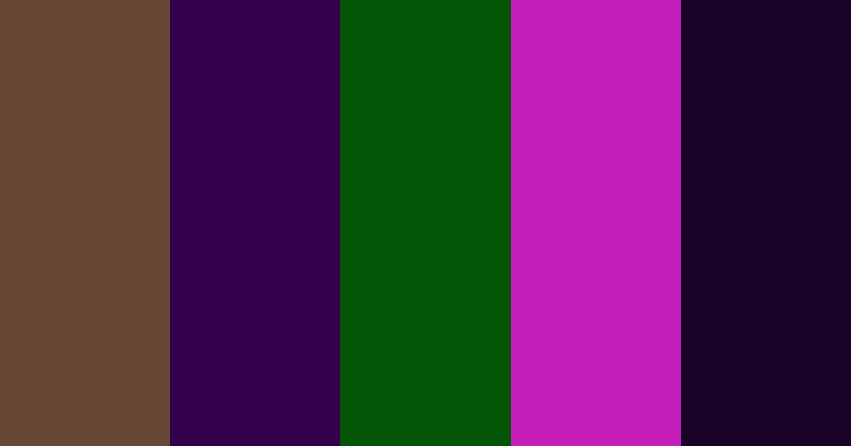 Download mystic forest color palette PNG image (landscape)