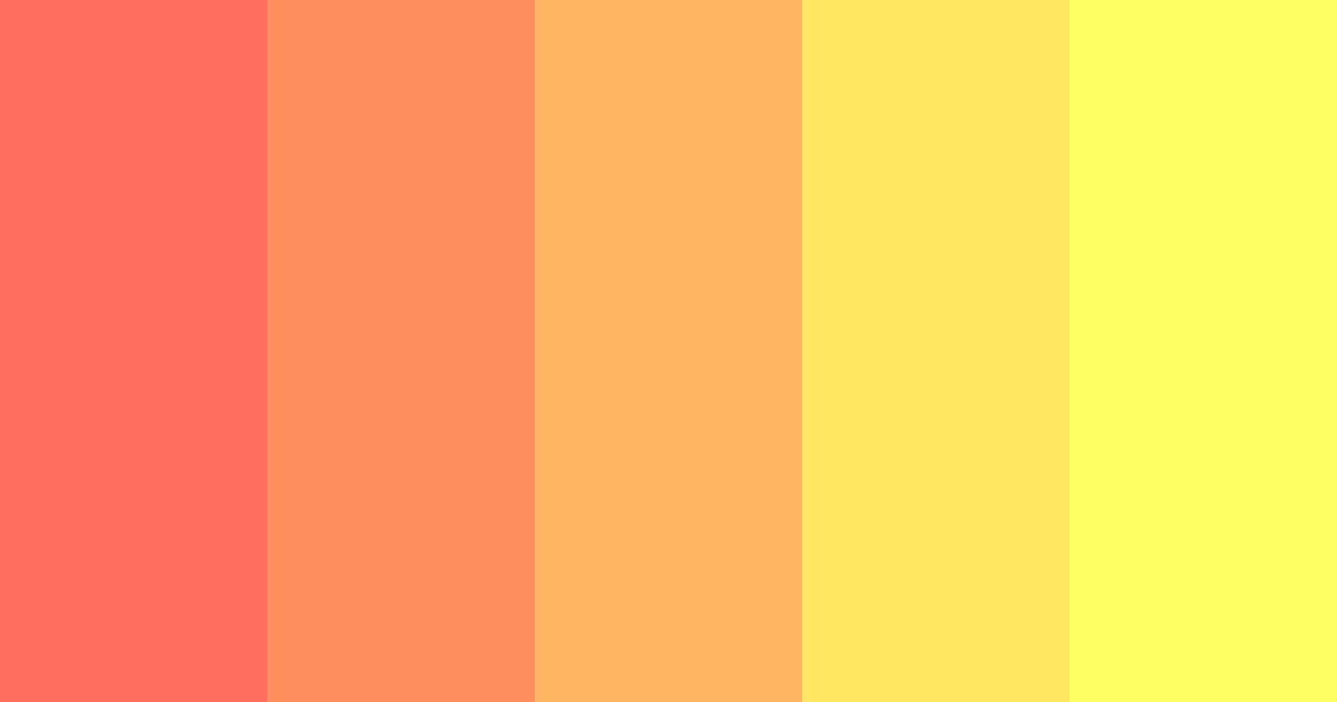 Download peachy sunrise color palette PNG image (landscape)