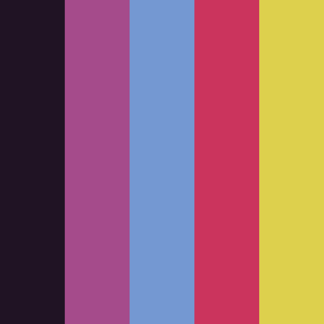 Download teal ocean color palette PNG image (square)