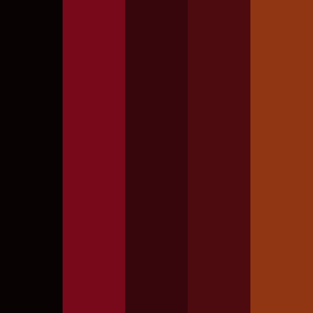Download crimson forest color palette PNG image (square)