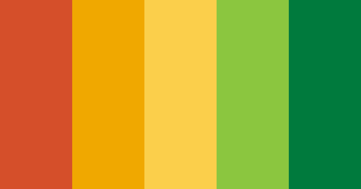 Download orange applejack color palette PNG image (landscape)