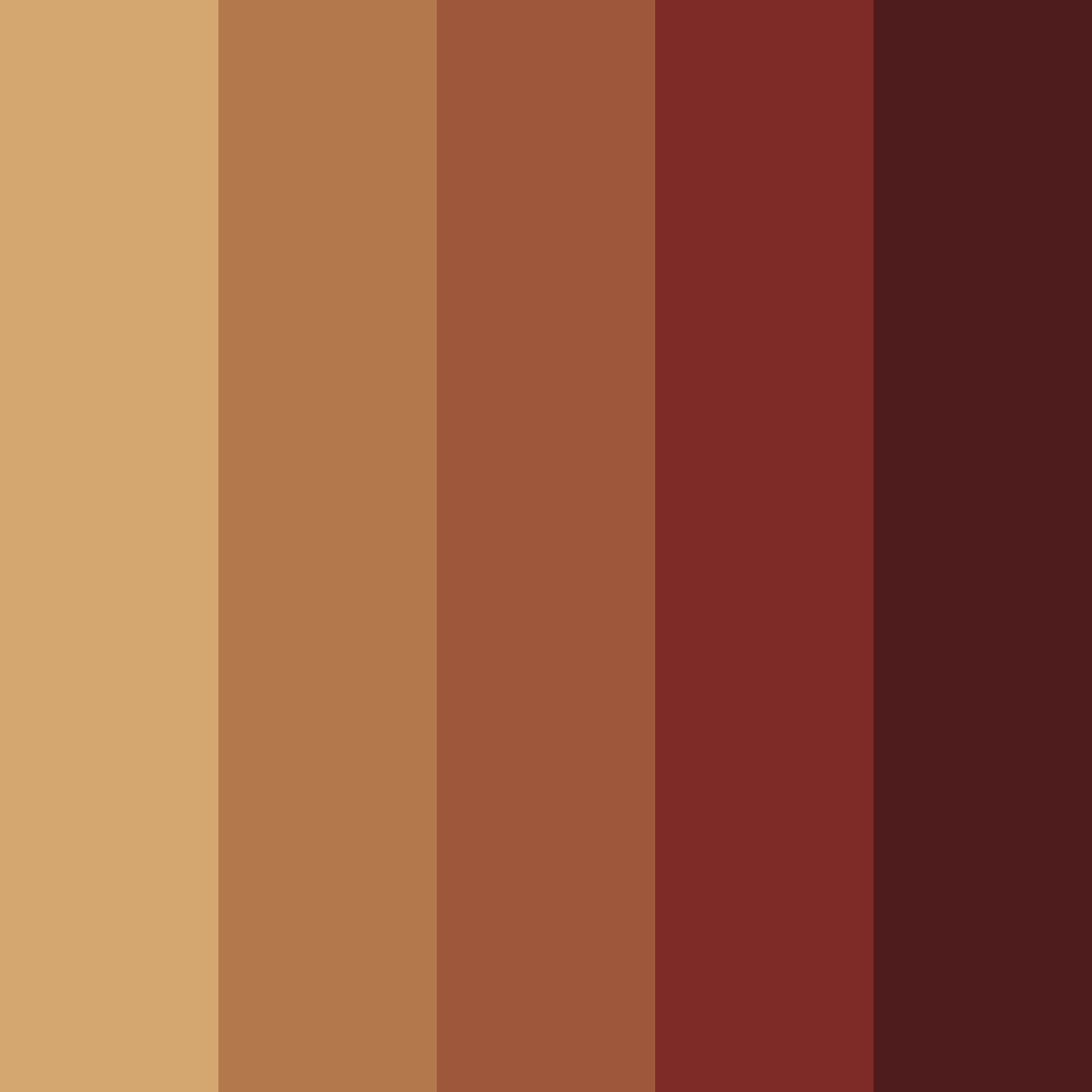 Download rich brown color palette PNG image (square)