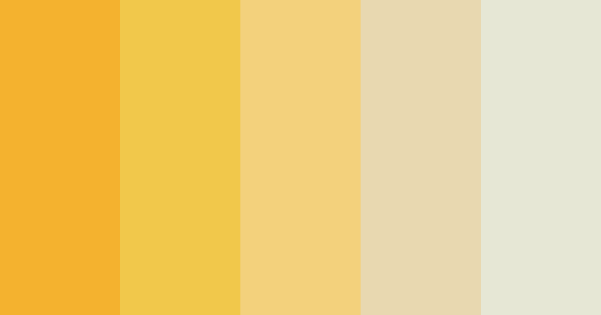 Download golden serenade color palette PNG image (landscape)