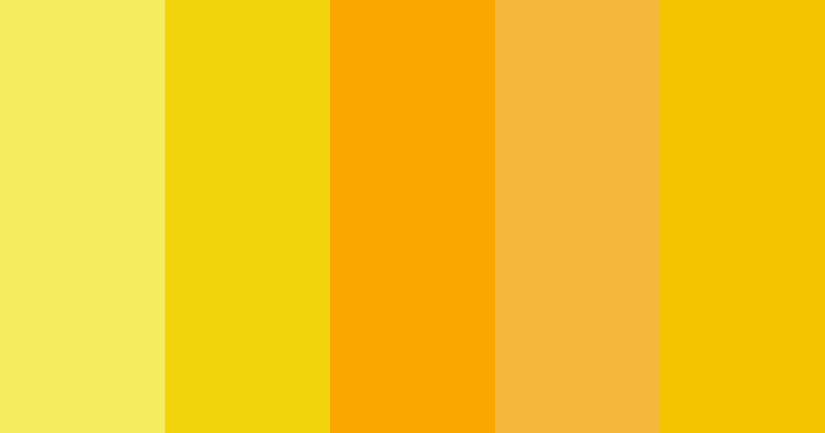 Download yellow confection color palette PNG image (landscape)