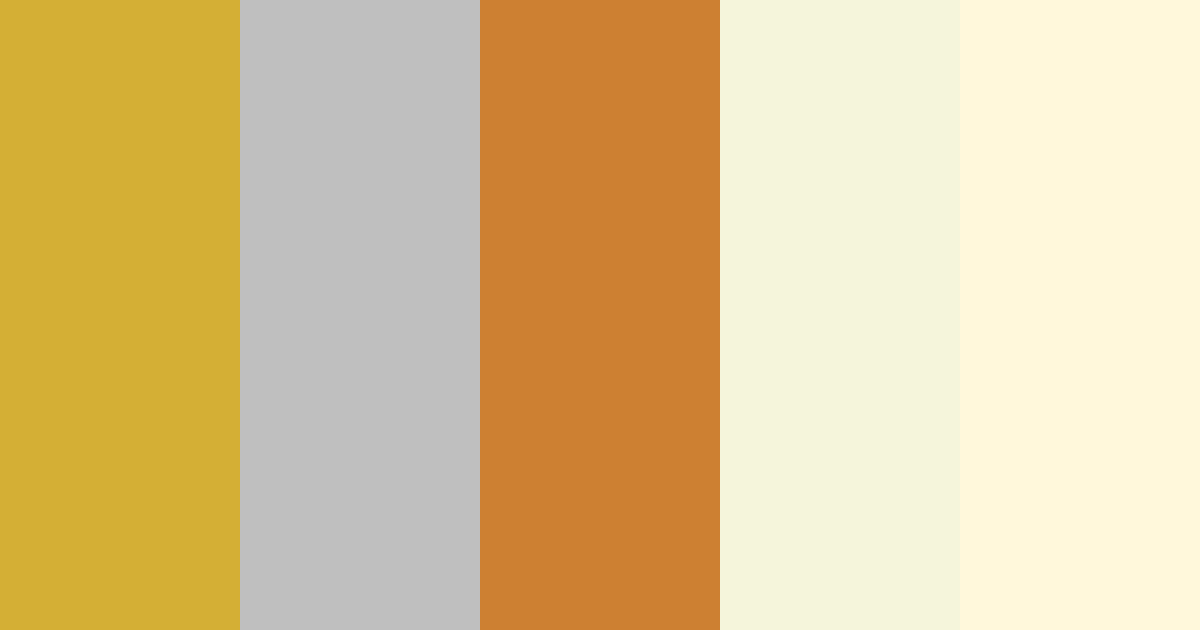 Download metallic elegance color palette PNG image (landscape)