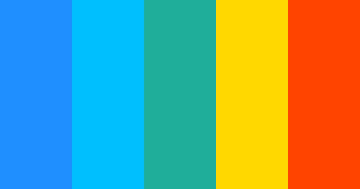Ocean Blue Color Palette
