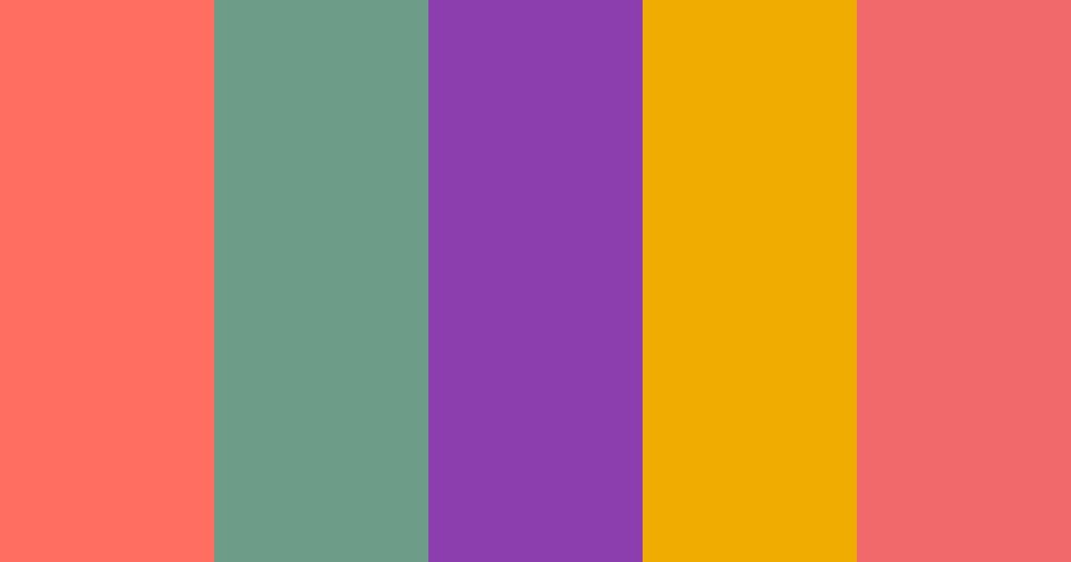 Download vibrant harmony color palette PNG image (landscape)