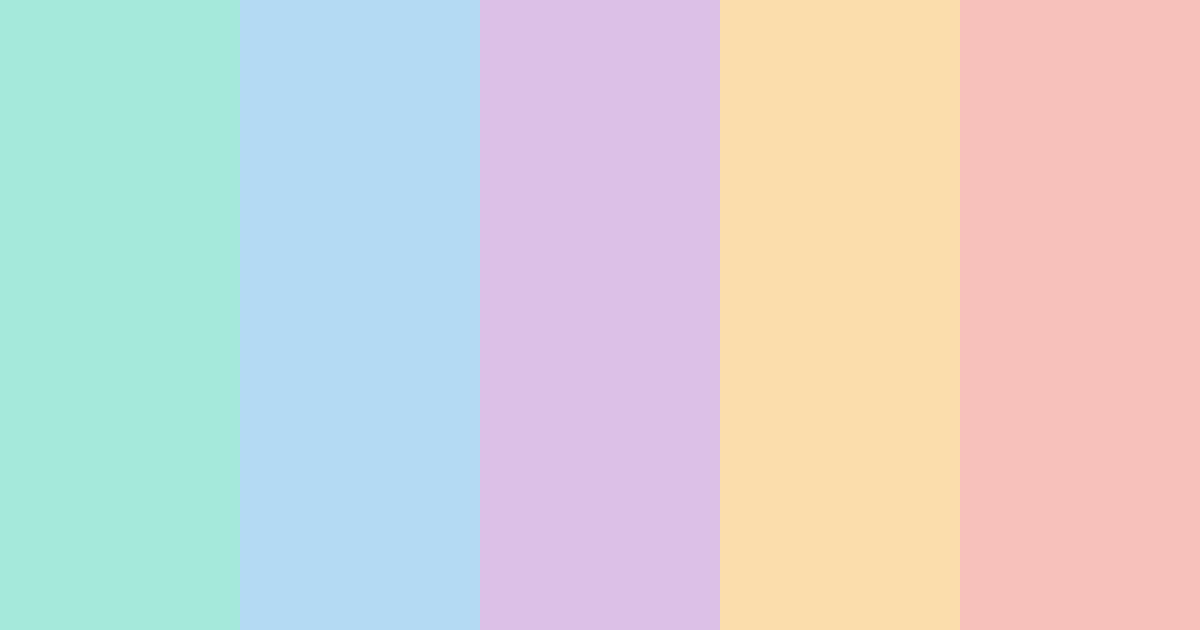 Download turquoise sunset color palette PNG image (landscape)