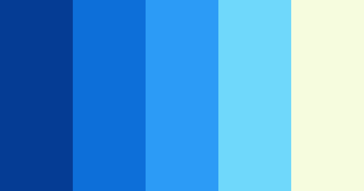 Download blue soundscape color palette PNG image (landscape)