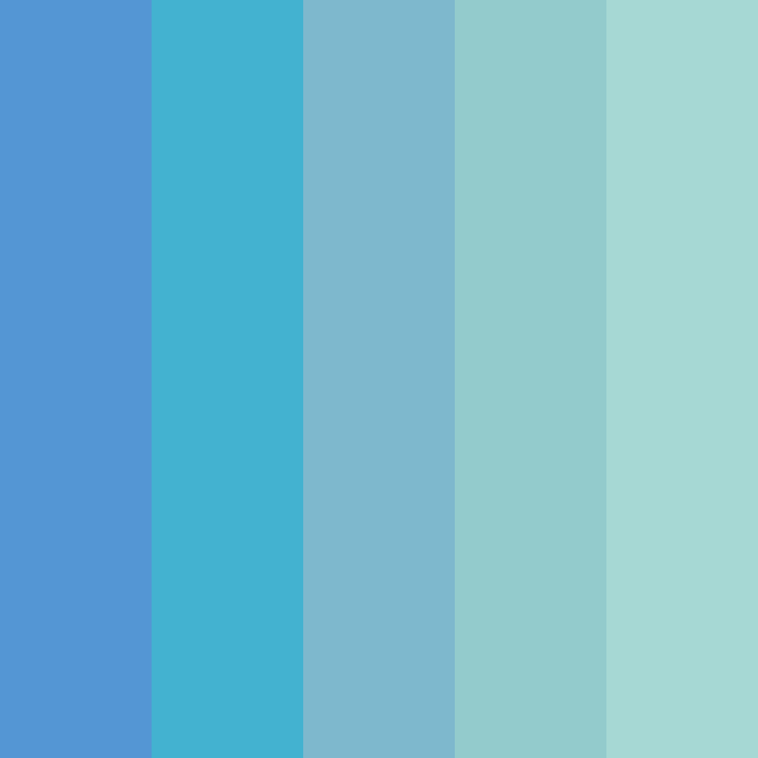Download bright blue color palette PNG image (square)