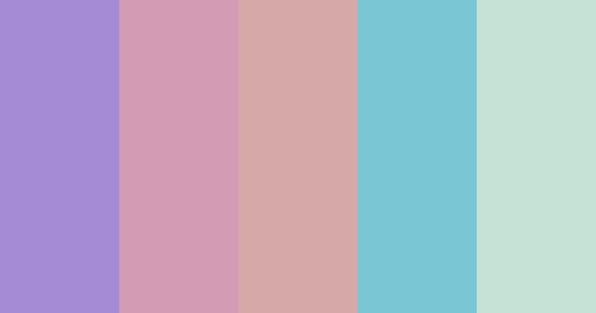 Download shades of purple color palette PNG image (landscape)