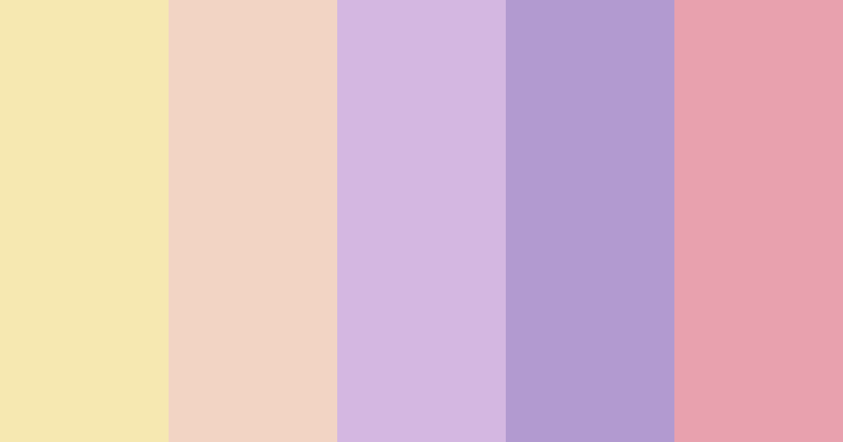 Download blossom serenade color palette PNG image (landscape)