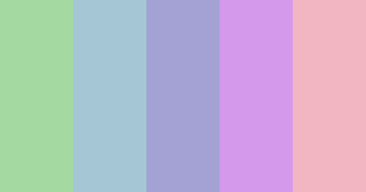 Download galactic bunny bloom color palette PNG image (landscape)