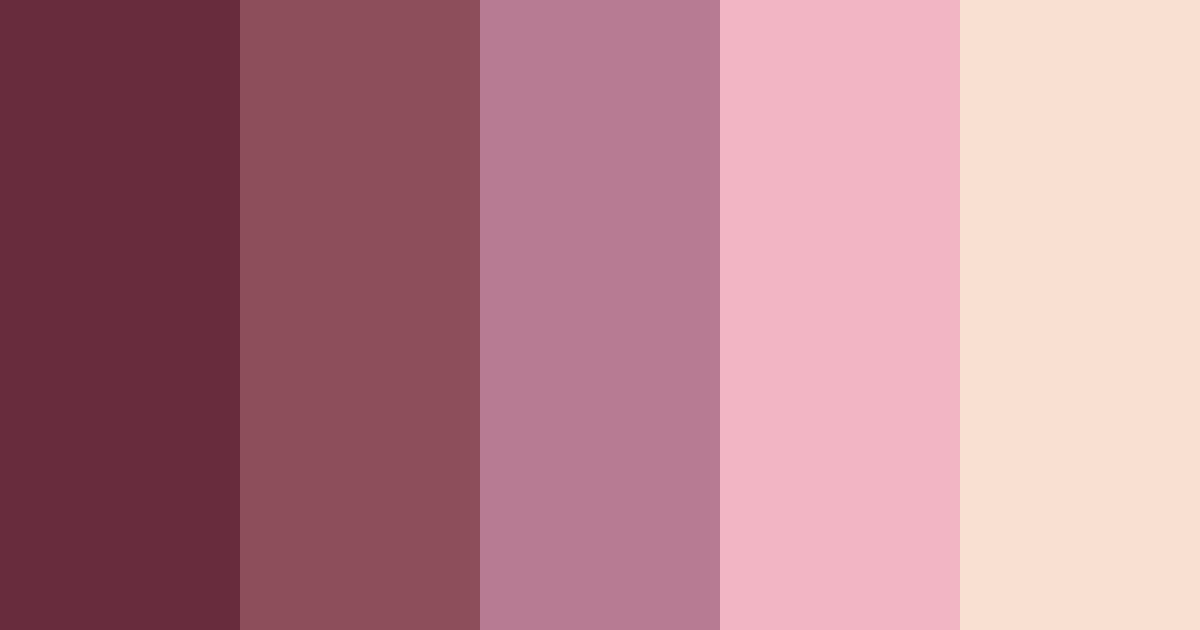 Download blossom elegance color palette PNG image (landscape)