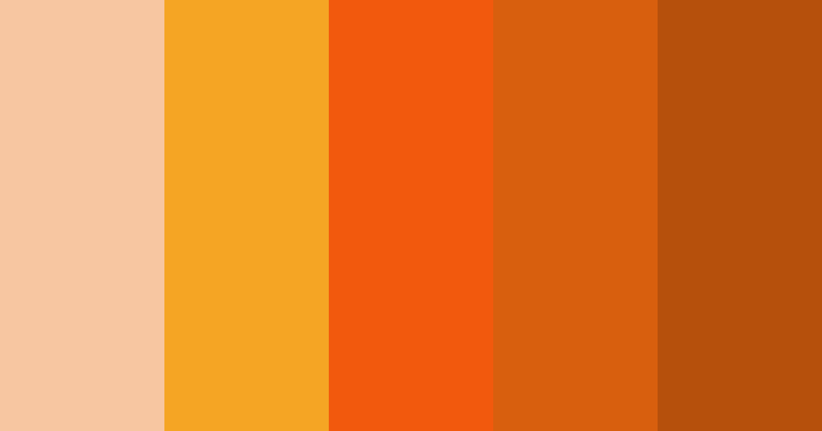 Download savory sunset color palette PNG image (landscape)